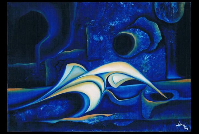 Oil painting by Lena Aydenian, archive reference A00016. Low resolution placeholder recovered from her archived website; a high resolution photograph and a confirmed title are still to come.
