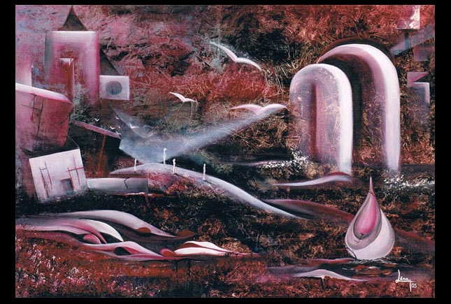Oil painting by Lena Aydenian, archive reference A00017. Low resolution placeholder recovered from her archived website; a high resolution photograph and a confirmed title are still to come.