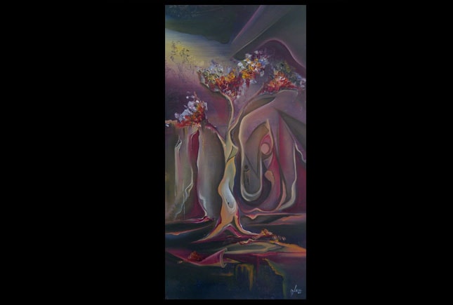 Oil painting by Lena Aydenian, archive reference M00005. Low resolution placeholder recovered from her archived website; a high resolution photograph and a confirmed title are still to come.